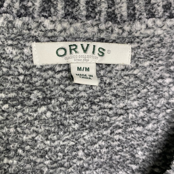 Orvis chunky chenille sweater size medium - Picture 2 of 4